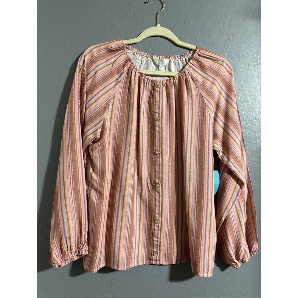 Market & Spruce Girls Long Sleeve Blouse Size XL 16/18 NWT